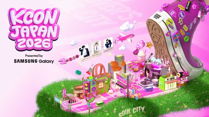 KCON JAPAN 2026 M COUNTDOWN STAGE メインビジュアル